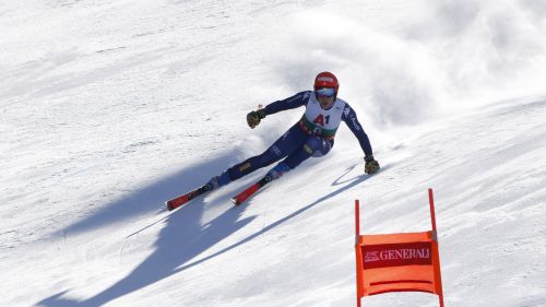 Bib number 5 for Goggia, 18 for Brignone in the first of Bansko's descents: 9 blue ones in the race