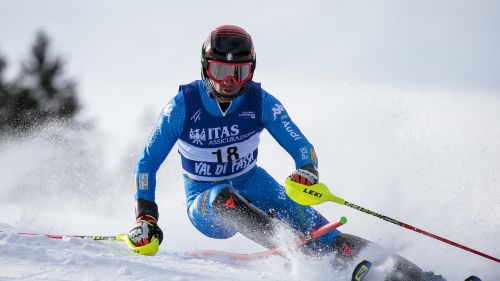 Italian GP in Val Palot, the first slalom is by Pietro Canzio; beaten Hans Vaccari, the stage to Manuel Ploner