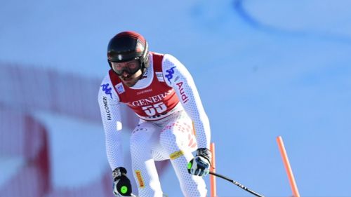 Cazzaniga between the Swiss Weber and Rogentin in the second round of Wengen: Italy is there for the two descents