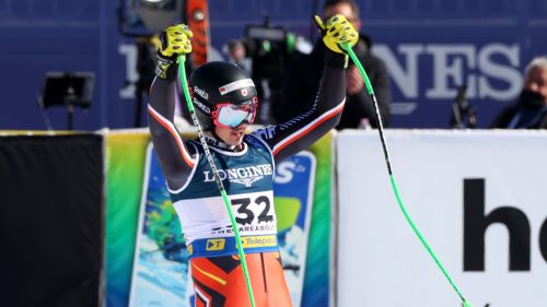 James Crawford, higher and higher. "Slalom? I was good, but in the last 2 years I have done very little"