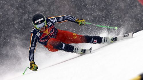 Saalbach's first descent speaks Canadian with Crawford mocking Chabloz, Bosca 12th