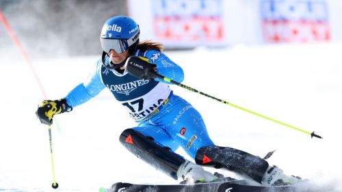 Curtoni from applause, but another blue wood arrives in Cortina. Brignone: "I started too aggressive"