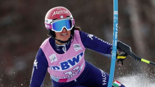 And 'Faith Brignone the best blue in the slalom: great 11th place, Curtoni in the top 15, bad Della Mea and Peterlini