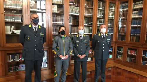 Another recognition for Sofia Goggia: the Guardia di Finanza awards her the Solemn Commendation