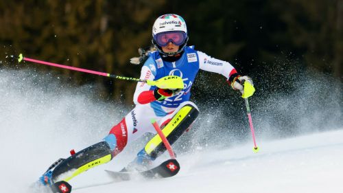 Aline Danioth is already in front after the 1st run of the Meiringen slalom bis: Tschurtschenthaler in the running