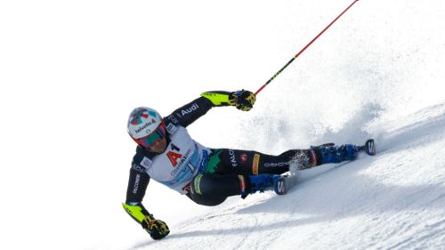 Gigante Val d'Isère, Braathen con l'1 poi subito Odermatt. De Aliprandini (n° 14): 