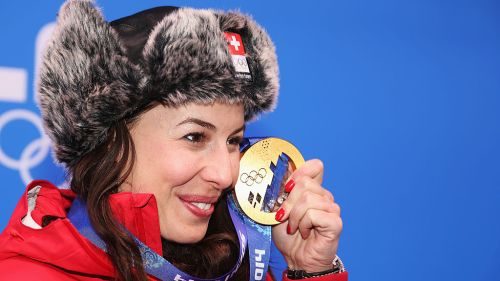 Dominique Gisin will soon be a mother: the Olympic downhill champion is expecting a baby girl