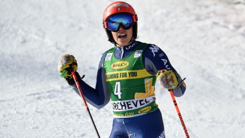 "I want to make this track nice too". All of Brignone's charge towards Semmering