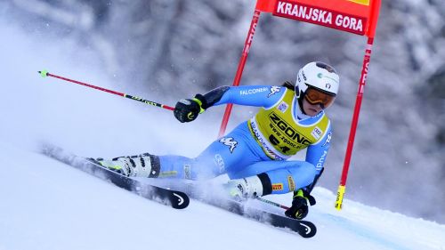 Ilaria Ghisalberti climbs again in the European Cup: 6th in giant, what a domain of Frasse Sombet