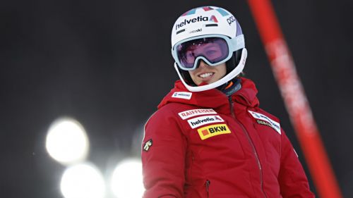 Michelle Gisin returns to Cortina, where 9 blue will be on the track for testing at the start on Thursday
