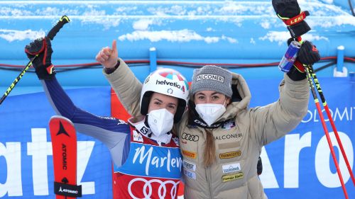 Bassino and Goggia, a party for two in Trento. Sofia: "Marta is a perfect violin, I am an electric guitar"