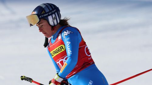 Bruised and disappointed, here are Goggia's thoughts. "A bump betrayed me. Super-g? Let's see how I am"