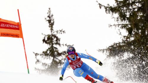 Women's descent of the finals, everything is decided at the start: No. 3 for Suter, 5 for Sofia Goggia