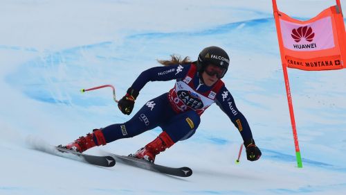 From the wind of Crans-Montana she always comes out as a winner: third pearl downhill for Sofia Goggia