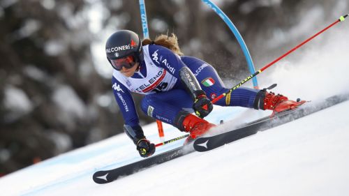 Sofia Goggia bib 11 for the only downhill test in Lenzerheide: an attempt will be made on Tuesday