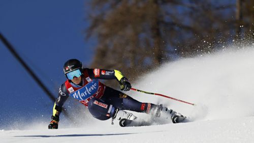 Hector is scary, it's trio in giant! The "Erta" is also from the Swedish, Brignone just a stone's throw from the podium