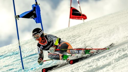 Mina Fuerst Holtmann mistress of Folgaria: her also the second giant of the European Cup