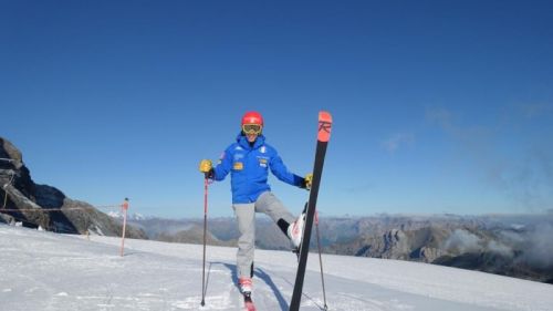 It is a record Christof Innerhofer! On skis at the Stelvio only 144 days after the accident in Cortina