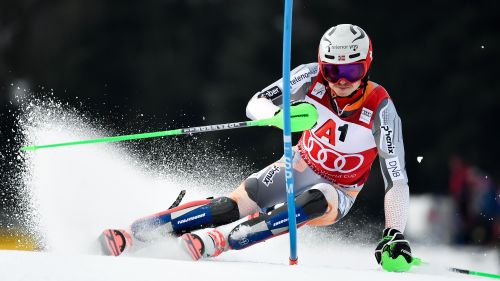 Dear Kristoffersen, you can still smile. Even if nobody seems to want this cup ...
