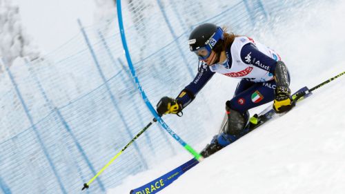 The party continues with Della Mea and Rossetti: super blue in the first European Cup slalom