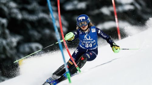 European Cup: Lara Della Mea commands after the 1st round of the slalom bis in Zell am See