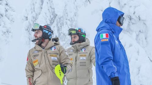 Here are the Azzurri in Levi: last training sessions before Sunday's "Black" challenge