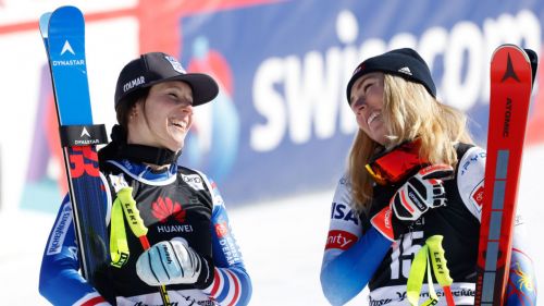 Miradoli and Shiffrin, in Lenzerheide are partying in many. Romane: "It's too good a day"