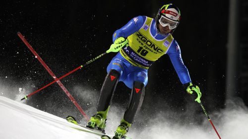 Jakobsen in the night of Crans-Montana, but he is double blue podium in the slalom exhibition with Gross and Moelgg