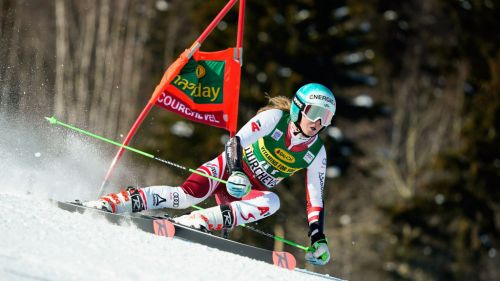 Elisa Moerzinger is the new Austrian giant champion, but the FIS race is owned by Elisa Platino