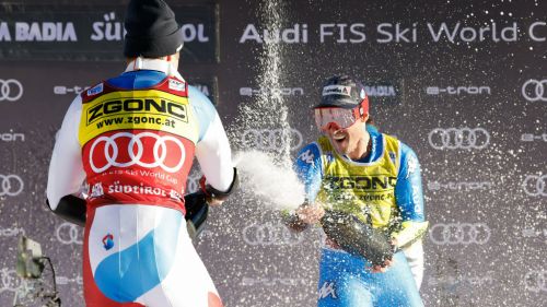 The bibs of the male giant of Soelden (weather permitting): n ° 7 for De Aliprandini