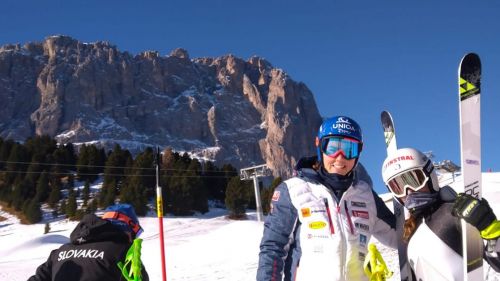 In the shadow of the Sassolungo, the work of Vlhova pre Sankt Moritz was completed. Magoni: "I'm happy with the top 20"