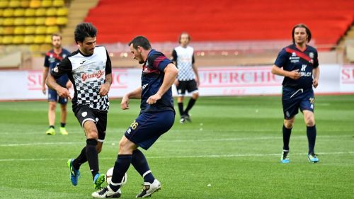 Also Dominik Paris on the pitch with the stars in Monaco: "Tifo Ferrari and Red Bull, I like Leclerc"