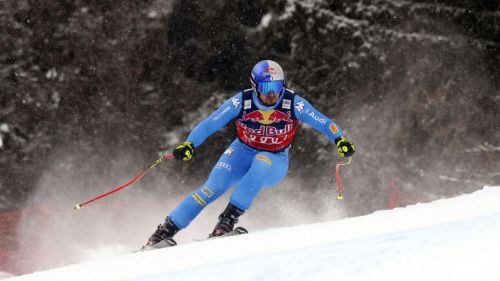 Snow and then wind in Kitz, we will start at the Mausefalle: at 11.30 the start of the descent symbol