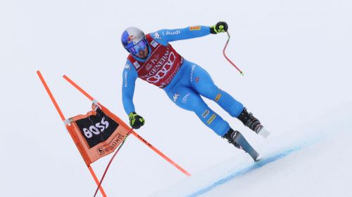 The joys of Bosca and Zazzi, the enormous disappointment of Paris ("I skied badly"). Here is the blue Streif