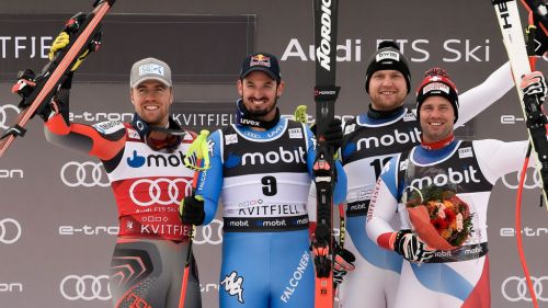 For the downhill cup all in the last race, but it will be a Kilde-Feuz duel. Paris close to 3rd place