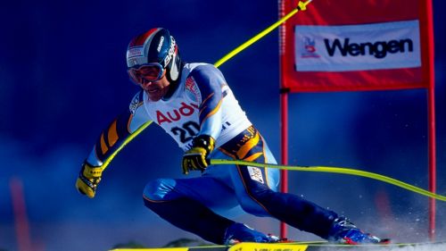 From the Blue Avalanche to the Italjet of the 90s, which I meet between Gros, De Chiesa, Ghedina and Runggaldier