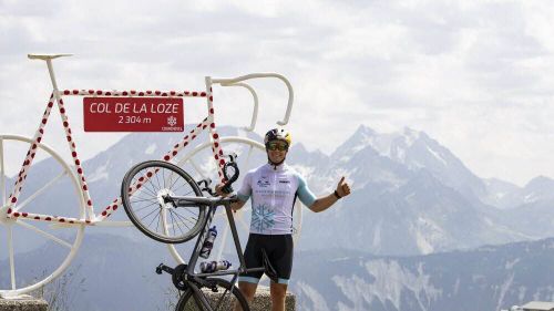 Alexis Pinturault in "reconnaissance" on the Col de la Loze: "See you here for the arrival of the Tour"