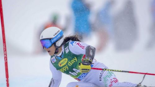 Still super Sandulli on the snows of Arosa: the 20-year-old Roman second behind Wild in the giant FIS