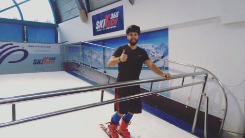Marco Schwarz accelerates recovery operations: training in the indoor simulator at home Austria