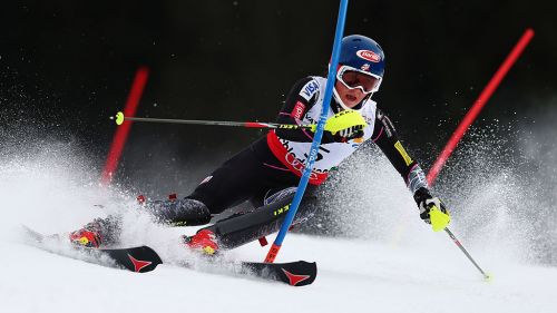 schladming ready for a dream slalom, where Shiffrin won his first iris ...