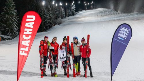 Shiffrin prepares his own revenge in Flachau: here she is in the evening to test the track of the next slalom