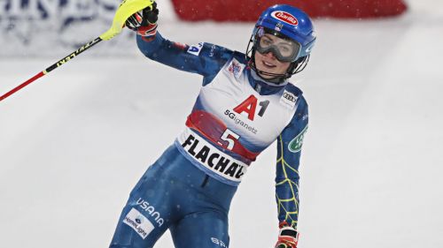 Mikaela, 100 of these nights! "I really wanted to win". And it's still emotion for Shiffrin