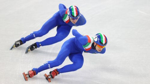 Pietro Sighel e la staffetta femminile sul podio a Montreal
