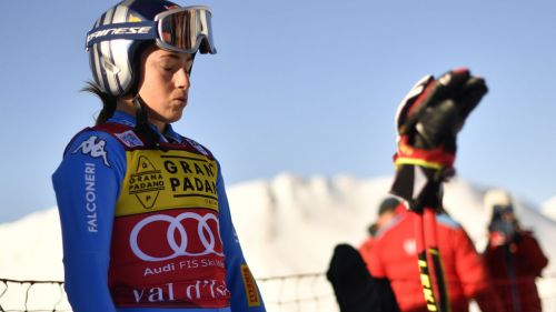 LIVE from Val d''Isère, there is the second downhill test: 5 blue at the start among the top 13