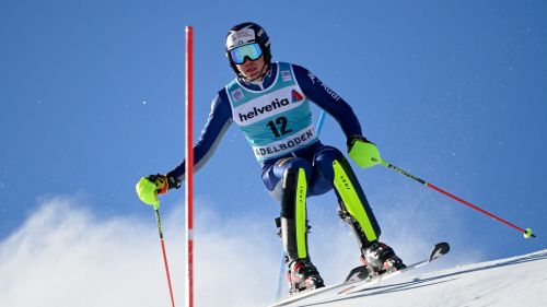 Vinatzer and the 'inforcata: "I didn't even notice". Five blues for the 2nd heat of Adelboden
