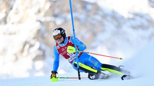 Vinatzer thinks about the second: "Solid heat, I have to focus on my skiing". Four blues ahead