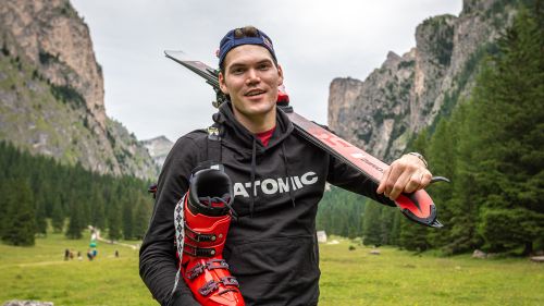 Alex Vinatzer, the "ninja" who dreams of a World Cup: "With Atomic to write important pages"