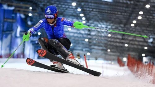Petra Vlhova resumes training: lots of work on the slalom in the Snow Arena in Lithuania