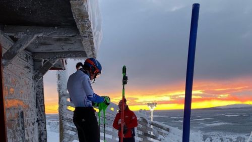 Finished training in Levi, the slalom opening in a week's time. Vlhova is better, Shiffrin in ... arrival