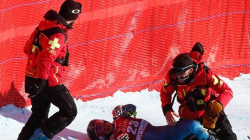 After Wiles, the United States also lost Alice McKennis Duran: fibula broken and the season over